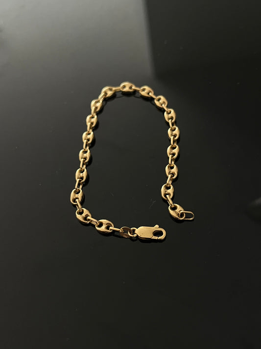 Pulseira modelo Gucci ouro 18k